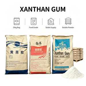 Agent anti-couchage à faible dose Fermenté Meihua Xanthan E415 pour la production de produits de boulangerie, nouilles surgelées, saucisses, glaces et gelées - Product Image 6