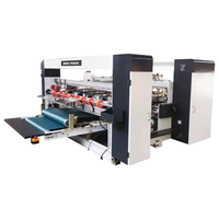 Encoladora de cajas semiautomática, piezas dobles, sellado de cartón, máquina para hacer cajas de cartón para cajas de cartón corrugado