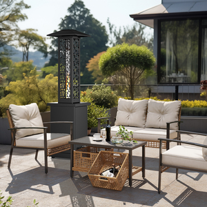 Poêle à granulés d'extérieur autoportant résistant aux intempéries OPS2001A, chauffage de terrasse, foyer avec système de verrouillage - Product Image 6
