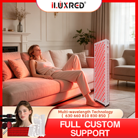 Panneau de luminothérapie rouge ILUXRED pour les entreprises, appareil infrarouge LED pour tout le corps avec support