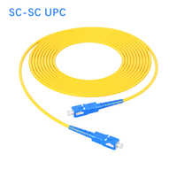 Cordon de brassage fibre optique durable en PVC/LSZH Simplex/Duplex Monomode 1M 2M 5M 10M 50M pour applications FTTX