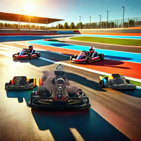 Haute qualité 200cc270CC390CC moteur à essence électrique tout-terrain F1 kart de course kart adulte kart à essence
