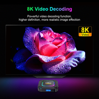 Caja de TV Inteligente con Luz RGB, 8K RK3528 Quad Core, 4GB RAM, 128GB ROM, Wifi6 5G de Alta Velocidad, Reproductor Multimedia OTT con Sistema Operativo Android 13