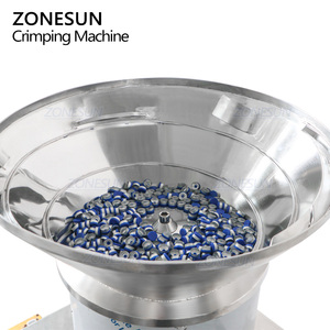 เครื่องปิดฝาขวดแก้วแบบหมุนอัตโนมัติความเร็วสูง ZONESUN ZS-YG100D หัวคู่ สำหรับปิดฝาแบบพลิกออก - Product Image 3