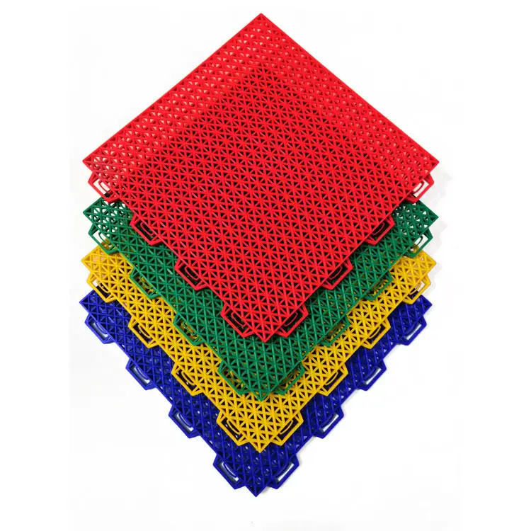 Outdoor PP Interlocking Portable Sport Court Material Plastic Tiles Temporary Basketball Flooring