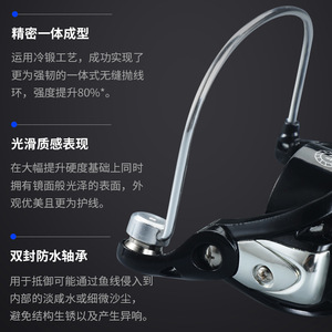Spinning Reel Metal Spool All Metal Fishing Reel Deep Sea Casting Lure Reel Right Hand Use - Product Image 2