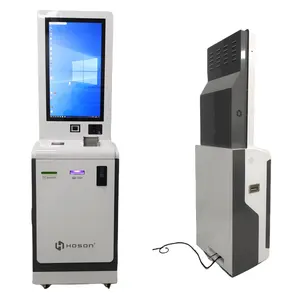 27inch touch screen cash acceptor payment kiosk suppliers register kiosk with room card dispenser