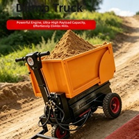 Elektrischer Hydraulischer Dreirad-Minidumper Scherenheber-Wagen für Baustellen
