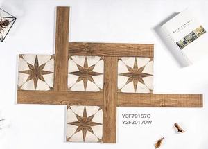 Restaurante <span class=keywords><strong>Hotel</strong></span> Decoración 200*200 Art Wood Parquet Azulejo de piso antideslizante - Product Image 3