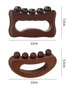 Logo personnalisé Gua Sha planche en bois massif épaule cou dos corps complet outils universels de thérapie de <span class=keywords><strong>massage</strong></span> en bois méridien - Product Image 6