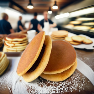 食品加工ライン用ガスベーキングオーブンを備えた完全などら焼きパンケーキ成形機 - Product Image 6