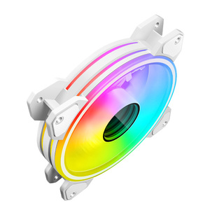 Chất lượng cao làm mát không khí <span class=keywords><strong>Fan</strong></span> RGB trường hợp máy tính Cooler 120 mét chơi game Máy Tính Cooler 4pin RGB Quạt làm mát - Product Image 3