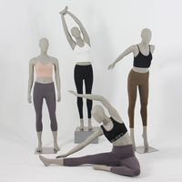 Offres Spéciales mannequin femme en fibre de verre différentes poses debout yoga sport mannequin