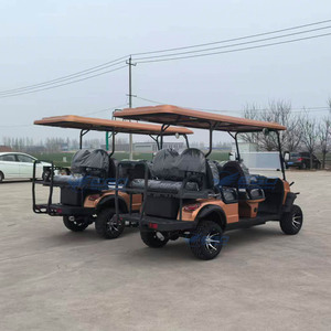 Voiturette de golf de luxe haute qualité pour 6 places, moteur 4 temps, tout-terrain, idéale pour le club et les transports spéciaux - Product Image 4