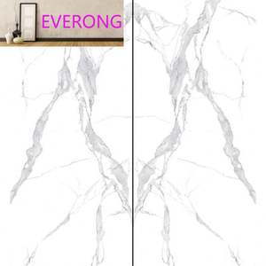 Piastrelle per Pavimenti e Pareti <span class=keywords><strong>in</strong></span> Porcellana Smaltata 1200x2400x6mm, Design Moderno Carrara Bianco, Grandi Lastre 6mm, Texture Antibatterica e Resistente all'Usura - Product Image 1