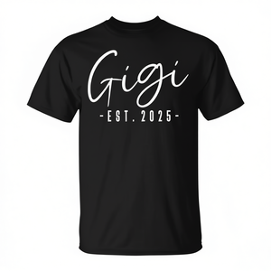 Camiseta de Embarazo Promocional de la Nueva Colección Gigi Est 2025 para Futuras Mamás - Product Image 3