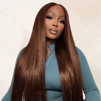 Extensions de cheveux à clipser sans couture en gros, 100 % cheveux vierges Remy vietnamiens, double épaisseur, couleur et longueur personnalisées pour femmes