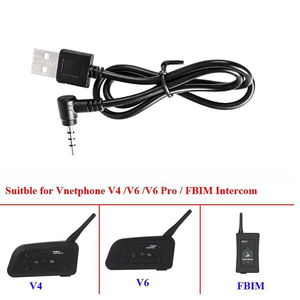 Cable de carga auxiliar Micro-USB de 3,5mm con chaqueta de PVC para teléfonos móviles y computadoras de intercomunicación <span class=keywords><strong>EJEAS</strong></span> FBIM <span class=keywords><strong>V6C</strong></span> V4C - Product Image 6