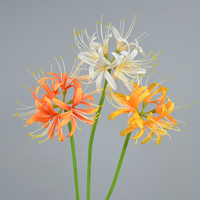 Fleur artificielle, lys araignée de conception nouvelle, vente en gros, longue tige, soie, décoration de table à domicile, arrangements de fleurs, lys araignée