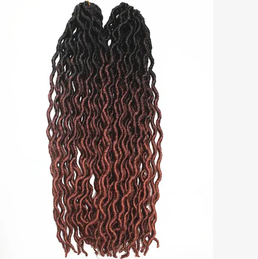 8 Pouces/24 Pouces Pré-torsadé Passion Twist Crochet Extension de Tressage de Cheveux Tresses Synthétiques Vague d'Eau pour Femmes Afro