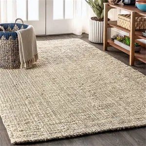 Mar De Varanda Boho alanı 5X8 Pes Grama yapmak Mar Urso Juta yanal Da Cama halı 2X3 Com Fringe Sala Praia Carpete Colorido Neutro