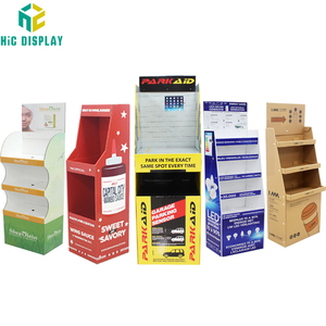 Hic tùy chỉnh 3 kệ khuyến mại carton cốc giấy hiển thị sàn đứng cho nhu cầu thiết yếu hàng ngày - Product Image 4
