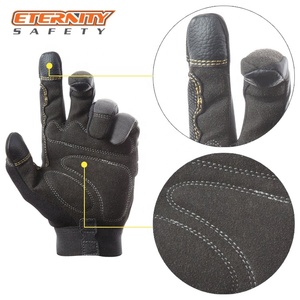 ENTE SAFETY Construction Super <strong>Grip</strong> Anti Vibration Neoprene Automotive Mechanical Production Knitted Work <strong>Gloves</strong> - Product Image 2