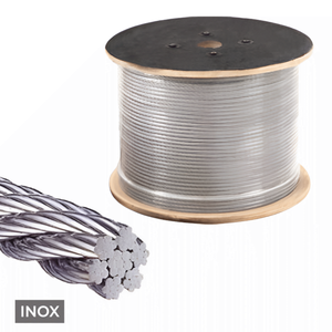 Câble en acier inoxydable, câble métallique, Cabo aco <span class=keywords><strong>Inox</strong></span> <span class=keywords><strong>316</strong></span> 7x7 - Product Image 2