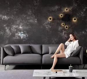 Conjunto de Sofá de Tela Moderna Tech con Respaldo Acolchado y Brazos Acolchados, Muebles Minimalistas para Sala de Estar - Product Image 3