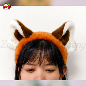 Мягкая плюшевая игрушка-комфортер Zaves 23 см: милый панда/белка, с сетчатой подкладкой, аксессуар для волос, индивидуальный дизайн, унисекс - Product Image 6