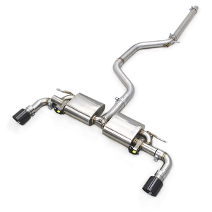 Auto-Sound Elektrischer Catback für <span class=keywords><strong>VW</strong></span> <span class=keywords><strong>GOLF</strong></span> 7/7.5 MK7/MK7.5 <span class=keywords><strong>GTI</strong></span> 2.0T 2014-2020 Edelstahl-Schalldämpfer Auspuffanlage mit Schwarzen Endrohren - Product Image 1