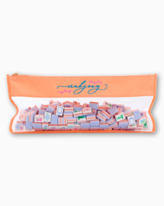 Set di Mahjong Americano Moderno Personalizzato in Viola Chiaro, Tessere in Acrilico <span class=keywords><strong>a</strong></span> Quattro Strati con Joker, Gioco di Lusso Ecologico per Arredamento Casa - Product Image 6