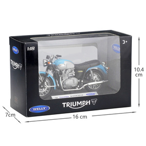 Vendita calda Welly <span class=keywords><strong>TRIUMPH</strong></span> 2002 <span class=keywords><strong>Bonneville</strong></span> 1:18 Diecast moto simulazione modello di moto in lega - Product Image 5