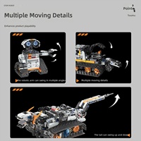 教育型 MOC DIY 定制可编程机器人编程玩具 APP 控制塑料积木套装 适合儿童 STEM 礼物