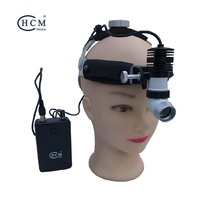 Lunettes grossissantes cliniques de neurochirurgie haute puissance, nouvelle lampe frontale médicale cardiovasculaire pour la colonne vertébrale des animaux de compagnie