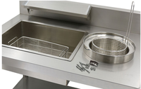 Prix usine Durable Fast Food Équipement de cuisine Table de panure manuelle Table de panure de poulet en acier inoxydable