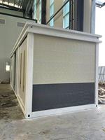 Maison conteneur mobile détachable de 20 pieds à assemblage rapide et design personnalisé, cabine conteneur préfabriquée
