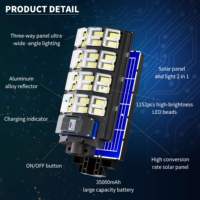 Lampu Jalan Tenaga Surya Terpadu Tahan Air IP65 1000W 500W 300W LED All-in-One