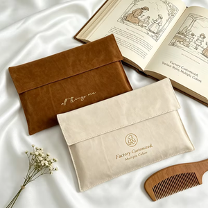 Wholesale Flap Velvet <b>Gift</b> Pouches Bow Closure Suede <b>Envelope</b> Dust Bag with Custom Logo for Jewelry Cosmetic Souvenir Packaging - Product Image 4