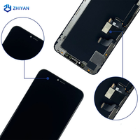 Écran tactile haute définition TFT/OLED/INCELL LCD pour iPhone XS Max, remplacement après-vente avec cadre, garantie 1 an