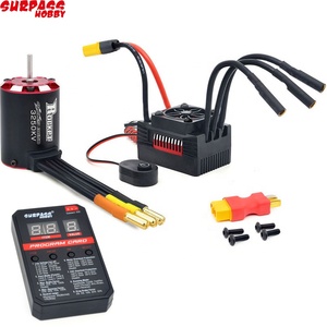 Fusée <span class=keywords><strong>V2</strong></span> 3650 avec moteur sans balais, 5600kv/4700kv/4350kv/3650 kv, moteur sans balais et 45a 60a ESC, avec carte de Programme Combo, pour voiture, RC, bateau, 1:10 - Product Image 2