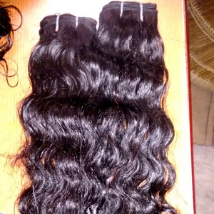 Extensiones de Cabello Humano Virgen Remy Indio, Doble Trama a Máquina, Buenos Precios, 12A, Cabello Rizado Profundo Sin Procesar para Tejer - Product Image 1