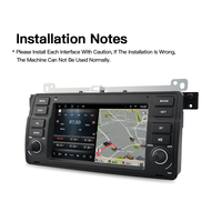 Lecteur multimédia Android 12 Car GPS Navigation Auto Screen CarPlay Pour BMW 3 M3 E46 1999-2005 Radio Magnétophone DSP WIFI