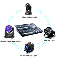 Controlador DMX de 1024 Canales, Consola de Iluminación Profesional DMX512 para DJ, Discoteca, Fiesta, Boda, Club, Espectáculo de Luces, Club Nocturno, KTV