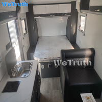 Wetruth Remorque de camping-car légère en aluminium aéronautique pour l'extérieur, charge utile de 500 kg, couleur personnalisable, utilisation tout-terrain, voyage