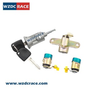 WZDCRACE <b>Lock</b> Cylinder SUO7117688 For Chevrolet Spark 96611858 2 <b>Keys</b> Cylindrical <b>Lock</b> - Product Image 1
