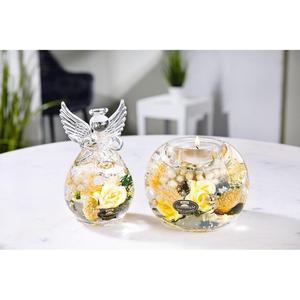 6er แพ็ค dreamlight, teelichtleuchter, mercur, "Maya", blumendesign, GLAS, Creme, h. 7ซม., d. 9ซม. (920973380) - Product Image 1