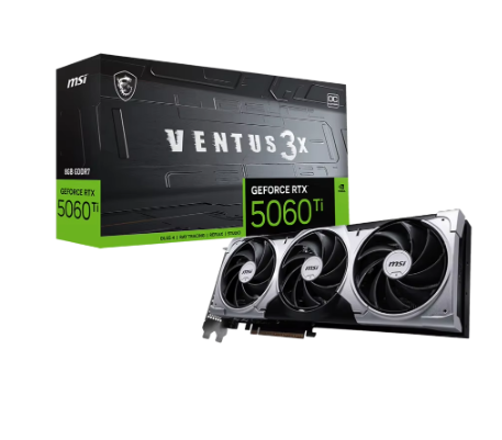 New RTX 5060 Ti 8GB VENTUS 3X OC New MXM Fan Desktop Graphics Card