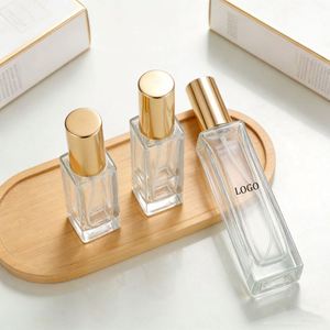 Manufacturer Direct Small Square Flat Perfume Split <b>Bottles</b> 30ml Clear Frosted <b>Spray</b> Refillable <b>Empty</b> Sample <b>Bottles</b> Small Batch - Product Image 2