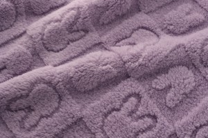 Motif <span class=keywords><strong>lapin</strong></span> écologique 100% doux polyester jacquard tissus Shu velours Sherpa coton tissus pour vêtements pour la maison couverture Textile - Product Image 4